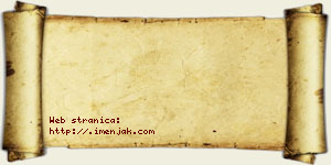 Danica Šijakov vizit kartica